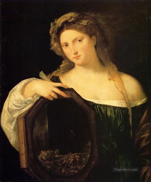 ティツィアーノ Painting - 不敬な愛か虚栄心 1514 ティツィアーノ・ティツィアーノ